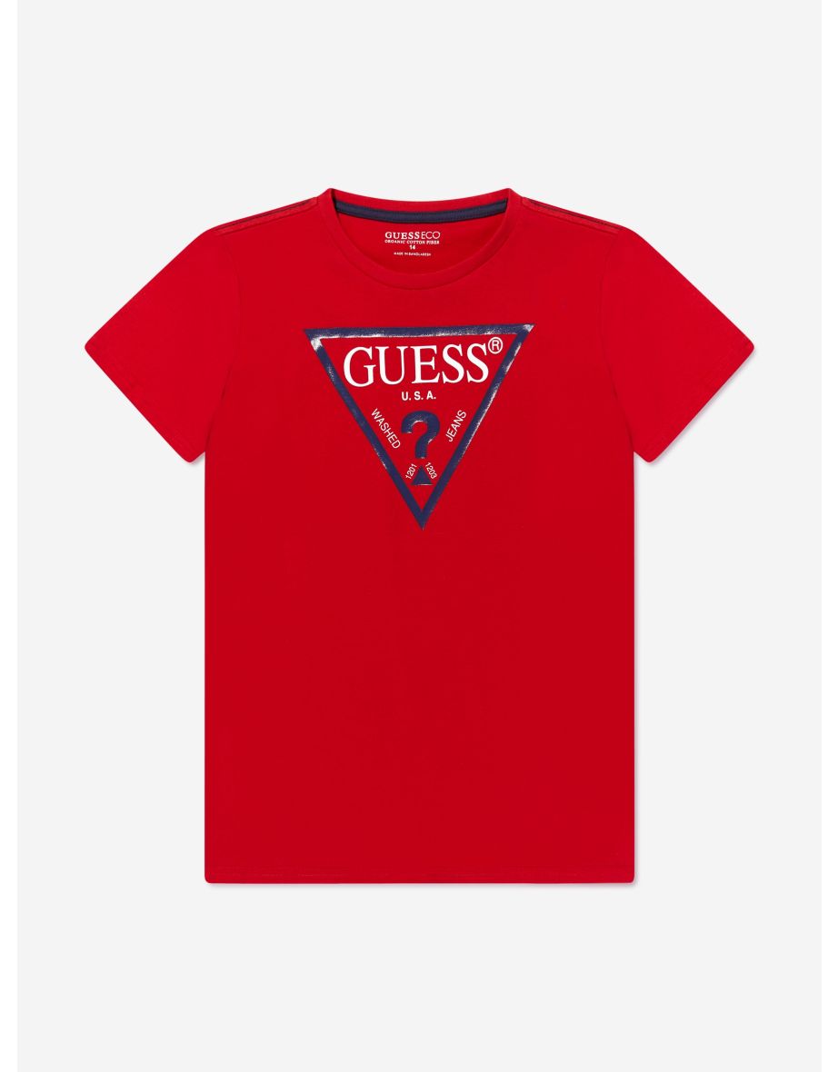 Maglietta con stampa logo da ragazzo