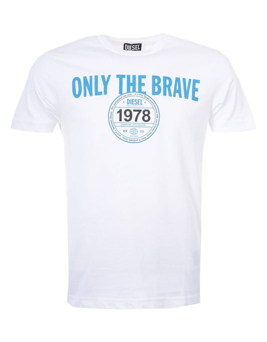 Camiseta Diesel T-Diegos K35 Blanca Hombre