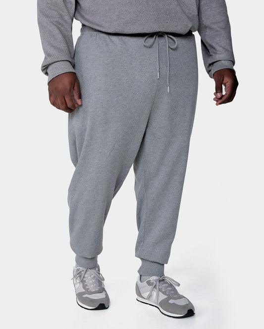 Calça de moletom masculina Plus Size Gray Jogger da Allman para Riachuelo