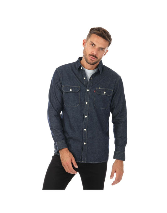 Camisa Levi's Jackson Worker Azul para hombre