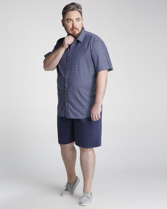 Bermuda semplici Plus Size - Blu