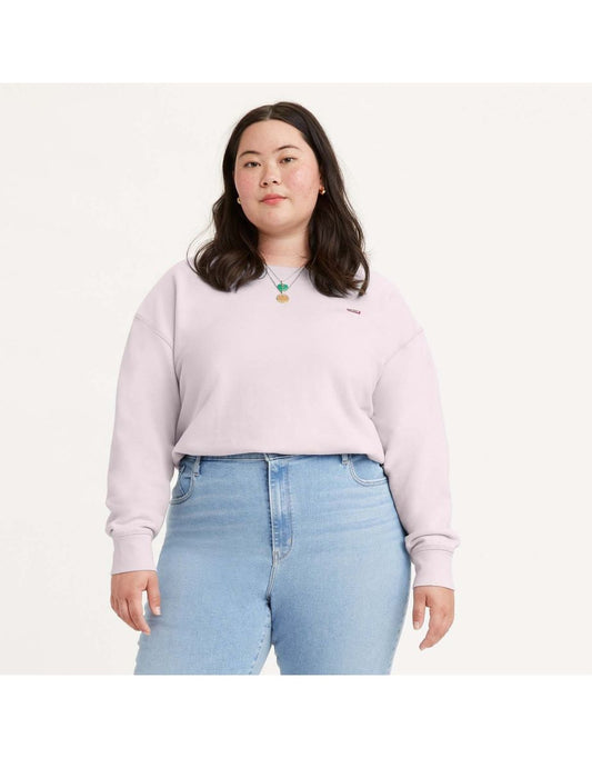Felpa girocollo Levi's Plus Size da donna in viola