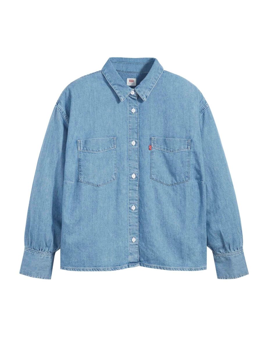 Camicia Levi's Plus Size Zoey Utility da donna in blu