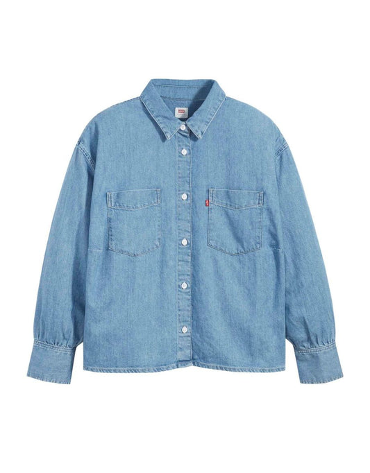 Camicia Levi's Plus Size Zoey Utility da donna in blu