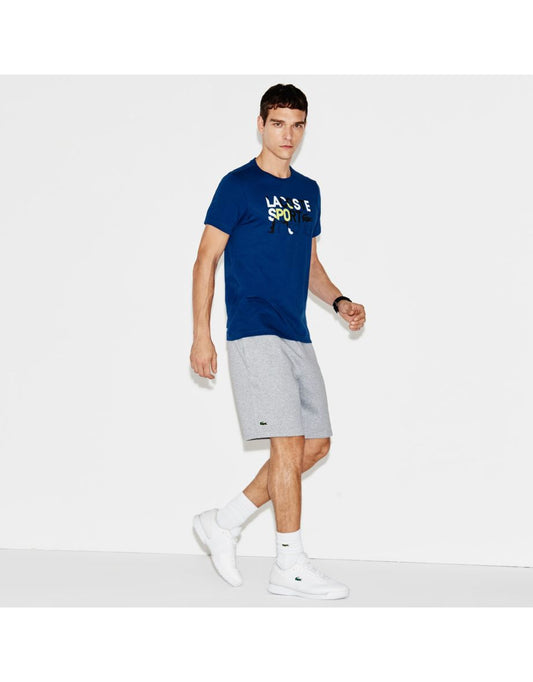 Pantaloncini Lacoste Sport Tennis Fleece Uomo - Grigio