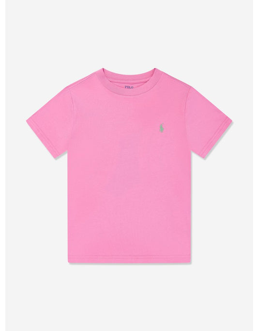 Boys' Pink Logo T-Shirt
