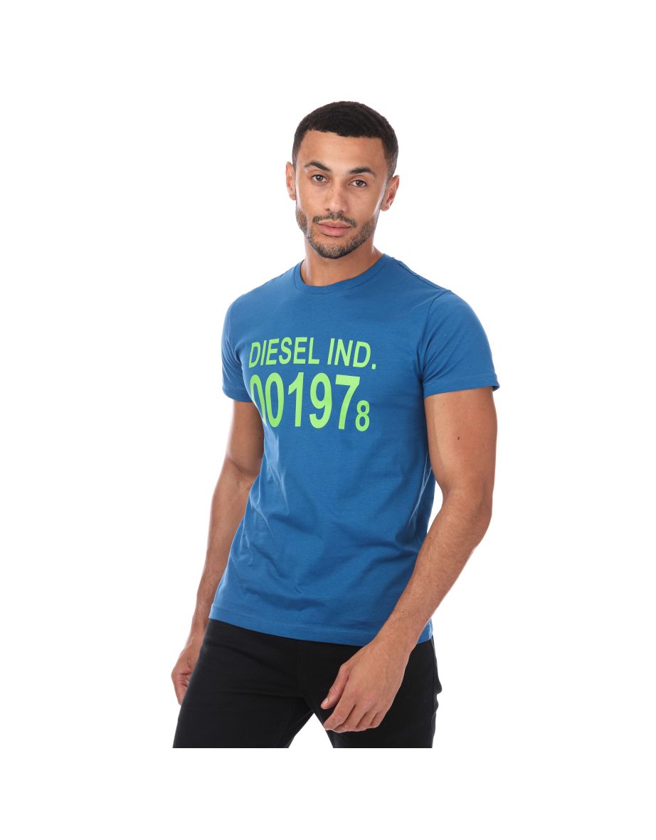 Camiseta Diesel T-DIEGO Azul Hombre