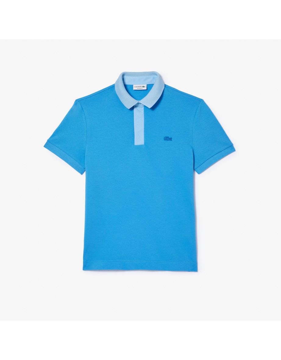 Camisa Polo Lacoste Petit Piqué Smart Paris Masculina - Azul
