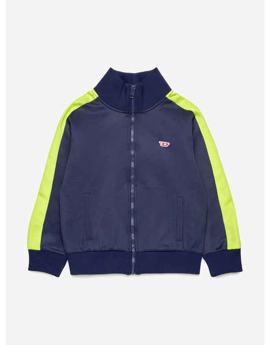 Boys' Navy Logo Track Jacket