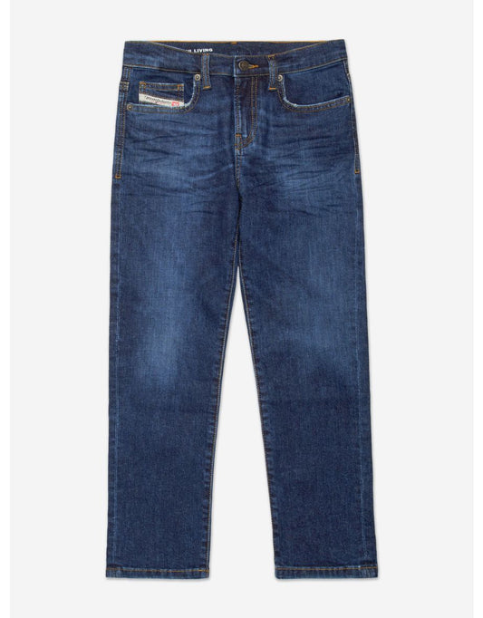 Calça jeans Viker para meninos da Diesel em azul