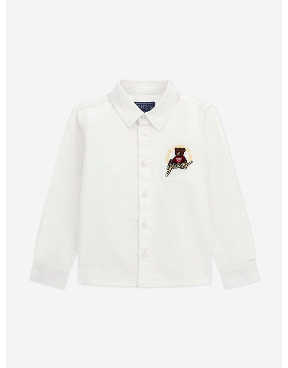 Camicia Oxford White Bear da ragazzo