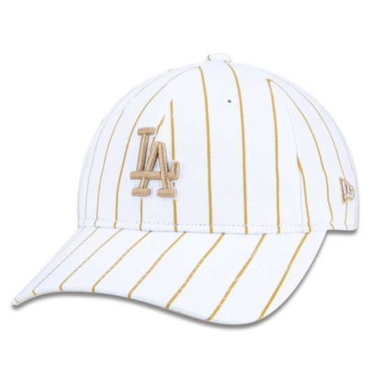 Berretto New Era Exclusive - Donna 9TWENTY Strapback MLB Los Angeles Dodgers a tesa curva Edizione Bianca