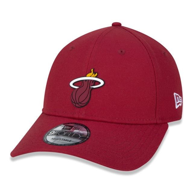 Boné exclusivo New Era - 9FORTY NBA Miami Heat College Inner Stripes Edition