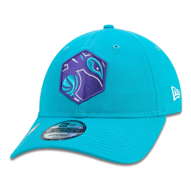 Gorra exclusiva New Era - 9TWENTY Charlotte Hornets NBA Authentic Draft Series Edición Azul