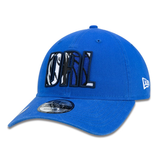 Cappellino esclusivo New Era - 9TWENTY Dallas Mavericks NBA Authentic Draft Series Edizione Blu