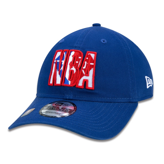 Berretto esclusivo New Era - 9TWENTY NBA Authentic Draft Series a tesa curva Edizione Blu