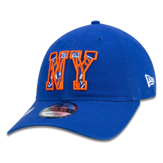Cappellino esclusivo New Era - 9TWENTY New York Knicks NBA Authentic Draft Series Edizione Blu
