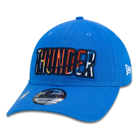Cappellino esclusivo New Era - 9TWENTY Oklahoma City Thunder NBA Authentic Draft Series Edizione Blu