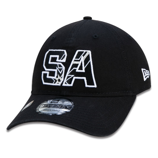 Cappellino esclusivo New Era - 9TWENTY San Antonio Spurs NBA Authentic Draft Series Edizione Nera