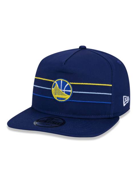 Boné exclusivo New Era - The Golfer NBA Golden State Warriors Color Stripe Division Edition