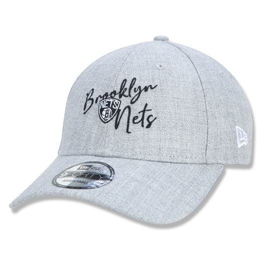 Cappello esclusivo New Era - 9FORTY Snapback a tesa curva Brooklyn Nets Core Signature Logo Edition