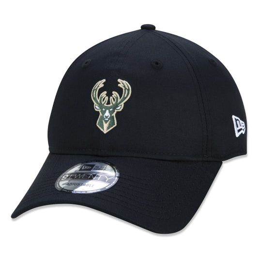 Cappello esclusivo New Era - 9TWENTY Strapback a tesa curva Milwaukee Bucks Sport Edition