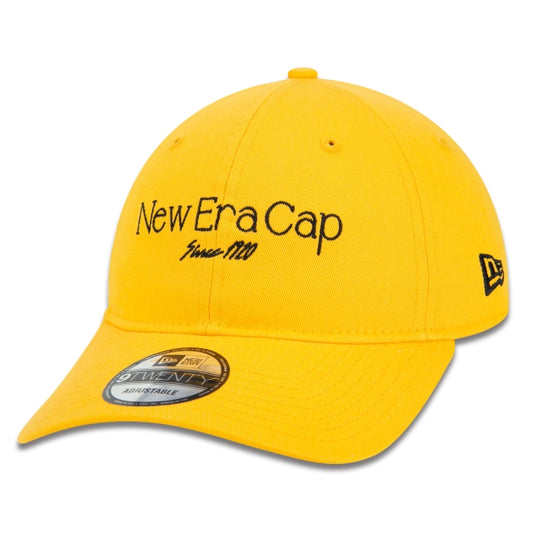 Cappello esclusivo New Era - 9TWENTY Strapback Classico a tesa curva Edizione Gialla