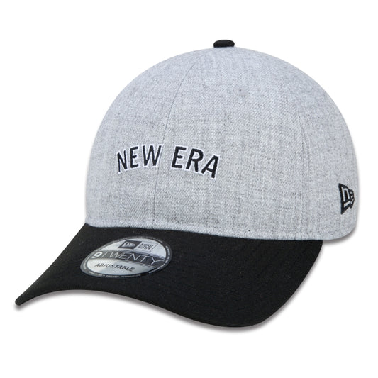 Berretto esclusivo New Era - 9TWENTY Strapback Core a tesa curva Edizione Grigia