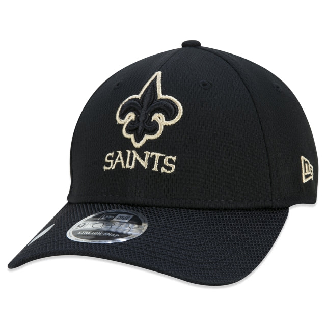 Cappellino esclusivo New Era - 9FORTY Stretch Snap New Orleans Saints Sideline Cold Weather Edizione nera