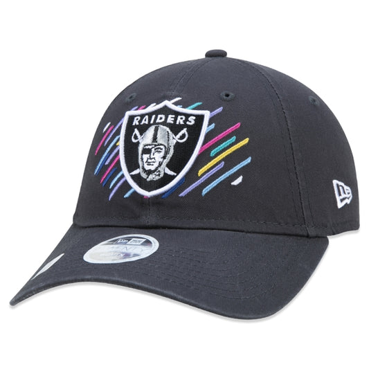 Berretto New Era Exclusive - Donna 9TWENTY Las Vegas Raiders Crucial Catch Tesa curva Edizione Nera
