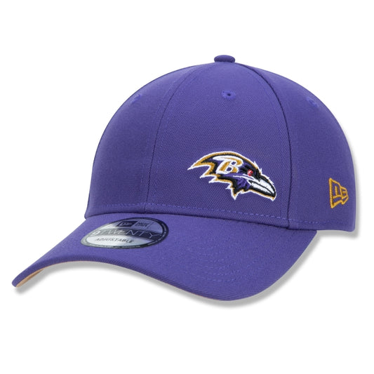 Berretto esclusivo New Era - 9TWENTY Strapback a tesa curva Baltimore Ravens Core Edizione Semplice