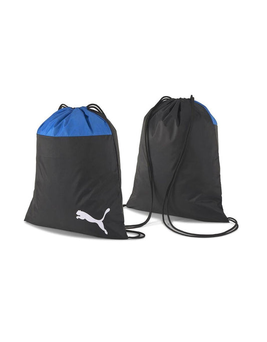 Puma TeamGOAL 23 Football Sports Gym Sack Shoulder Bag in Black/Blue